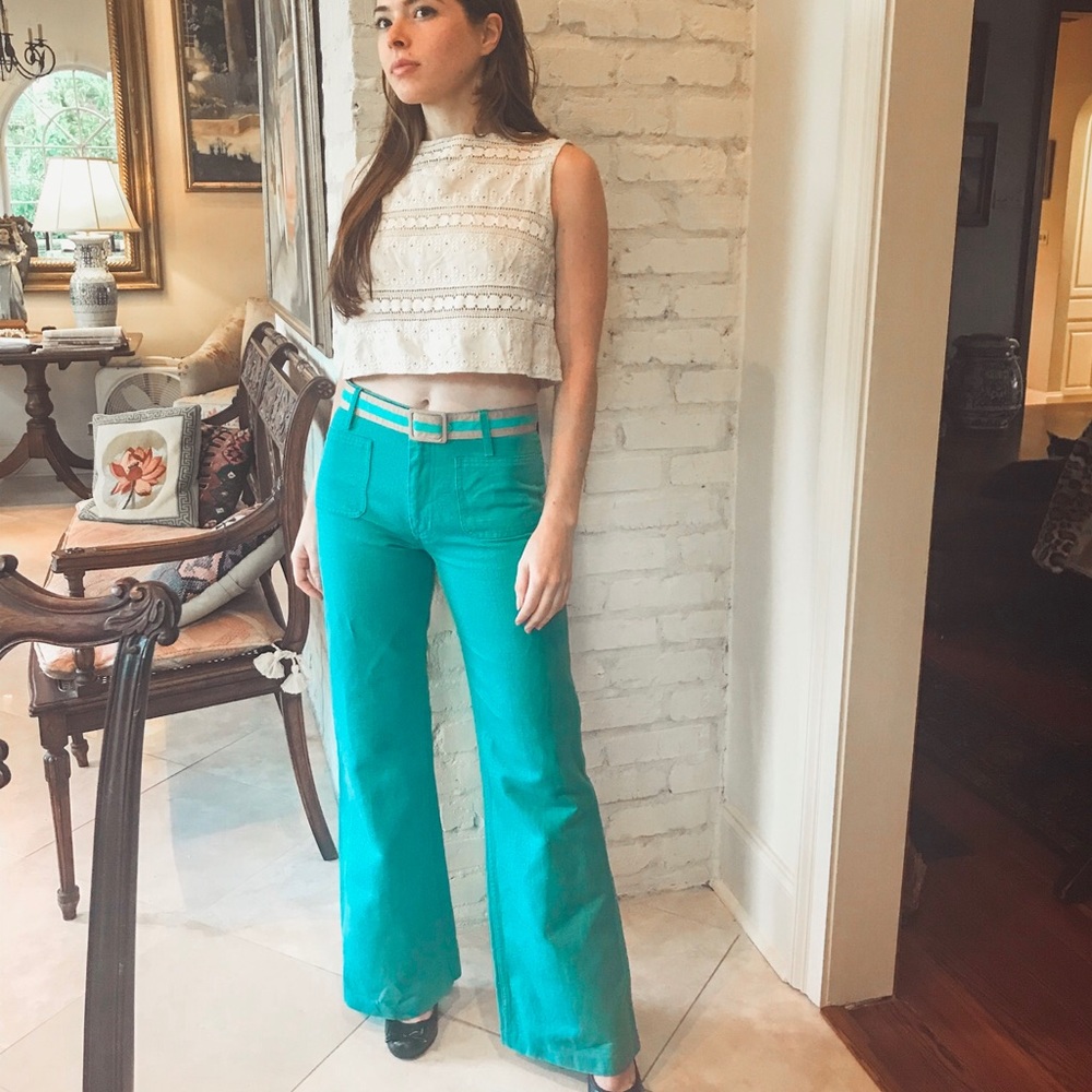 Vintage Tiffany Teal Flare Pant (Levi’s)🕺🏼💙